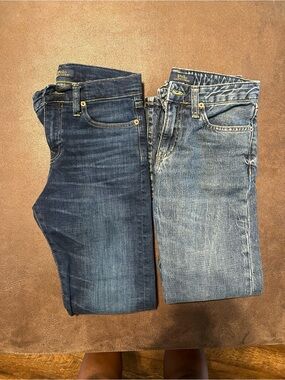 Polo by Ralph Lauren boys Straight Jeans — Dark Blue & Light Blue Wash
